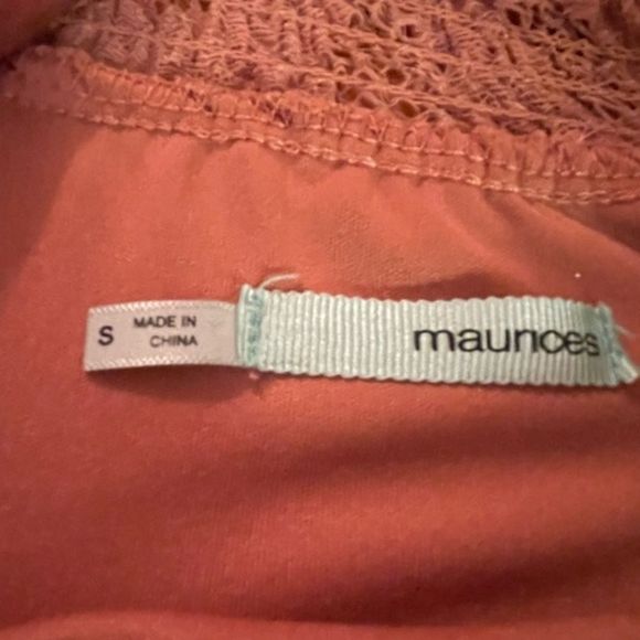 Small Maurice’s blush pink off the shoulder lined lace midi mini dress - Picture 9 of 13